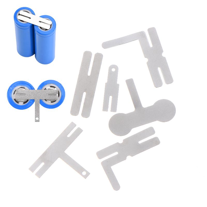 100 шт. Многоугольная никелевая пластина для аккумуляторов 18650, никелевая пластина для литиевых аккумуляторов для точечной сварки, листы для соединения аккумуляторов