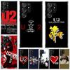 Чехол для телефона Band U-U2 Rock Soft для Samsung Galaxy S22 S23 S24 S25 Edge S26 Ultra S20 FE S21 Plus + Fundas Coque Galaxy S20 S21 S