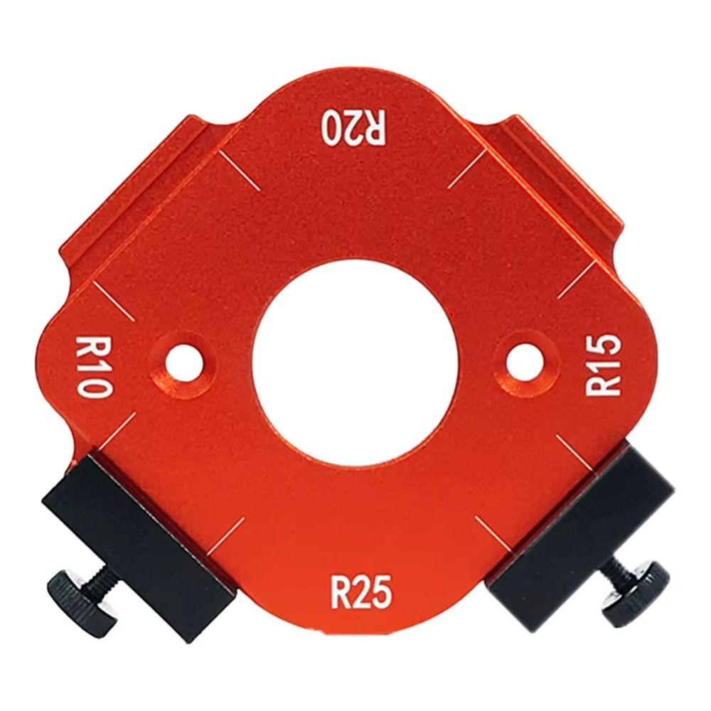 R10-R50 Радиусный шаблон для позиционирования угла дуги 4 в 1 Круглый угловой шаблон для обрезки