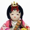 Hina Kimekomi Kotohoki Full Set with Display Round Folding and Doll, Doll, Kanna, Stand, Tray, Screen, Accessories, Natural, KTH-3201A-S2