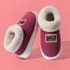 Autumn and Winter Couple Cotton Slippers Thick Soled Snow Boots Household Velvet Warm Cotton Slippers