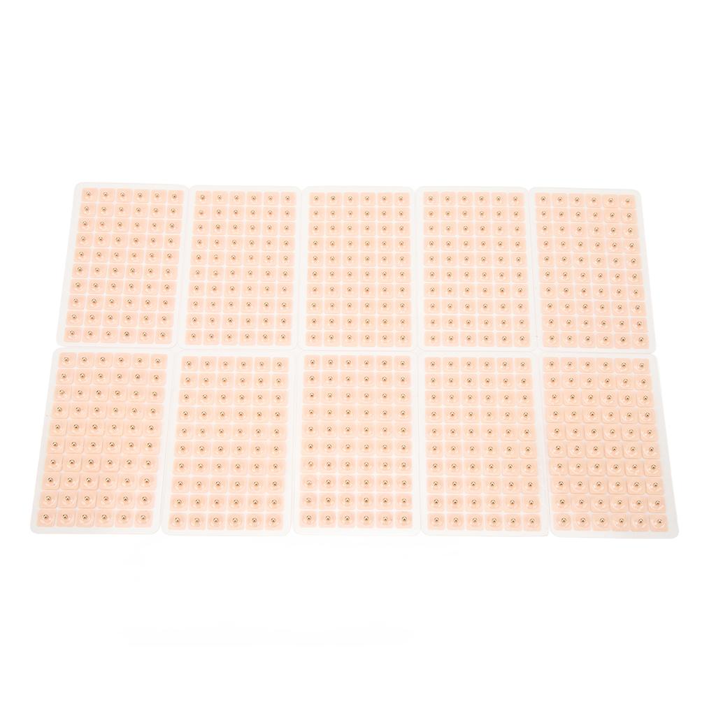 600pcs Ear Bead Sticker Massaging Detoxification Portable Ball Shape Ear Bead Acupuncture Sticker