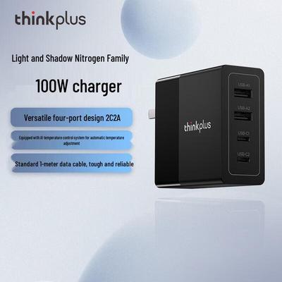 Многопортовое зарядное устройство Lenovo ThinkPlus 100 Вт GaN 2C2A