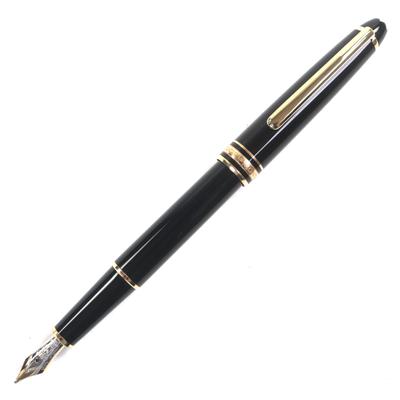Отличная перьевая ручка MONTBLANC Meisterstück Classic Black золото 14К мужская Б/У