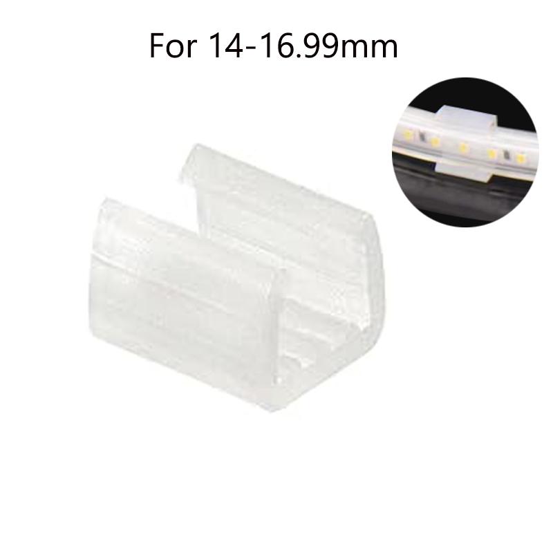 Неоновая лента LED Фиксирующие клипсы Держатель Соединитель Аксессуары 6мм 8мм 10мм 12мм 15мм 18мм 20мм Для фиксации неонового света COB Светодиодная лента Пряжка