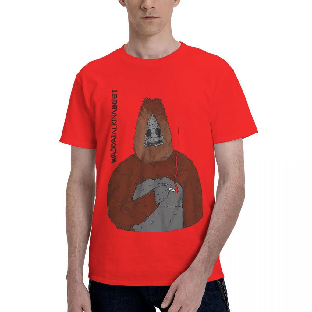 Sassy The Sasquatch Smoke 100 Cotton Casual Breathable Confortable Manga Designer Clothes Men Funny Gifts