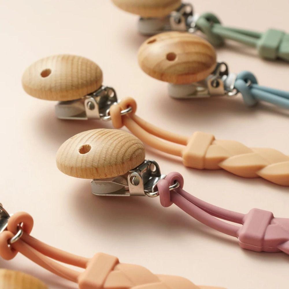 BPA Free Baby Pacifier Clip Anti-drop Dummy Holder New Nipple Holder Baby