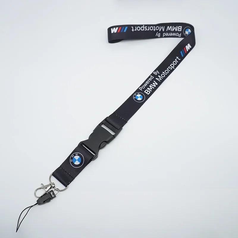 BAGE7 Car Sticker Hot 2025 M BMW Lanyard Nylon Car Emblem Style Keychain Work Card ID Cell Phone Keyring for m Performance e90 e60 e46