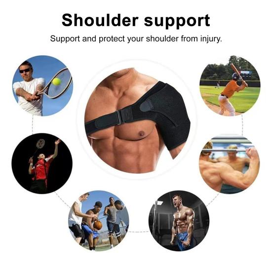 Shoulder Brace for Men Women Adjustable Compression Sleeve for Torn Rotator Cuff Arm Sling Shoulder Stabilizer for Both Left And Right Arm