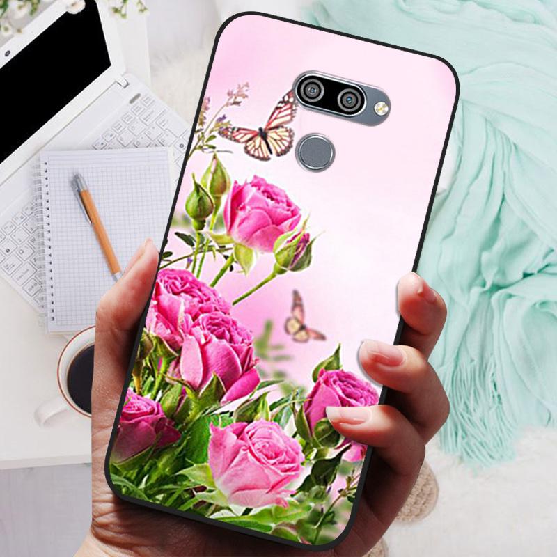 for LG K50 Q60 Case K 50 Soft TPU Silicone Phone Covers for LG Q60 LGK50 K 50 LGQ60 Case Bumper Q 60 Shockproof Coque Cover