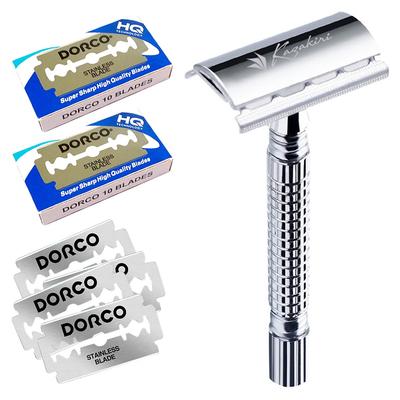 Kazakiri W Authentic Close Shave Razor Body 20 запасных лезвий бритва для бритья лица двулезвийная + мужская