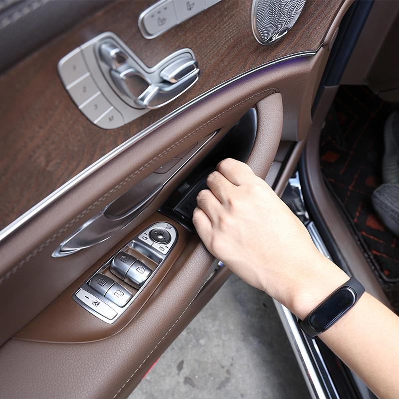 Автомобильный поручень для передней и задней двери, ящик для хранения, автомобильные аксессуары для салона автомобиля для Mercedes Benz E-Class W213 2016-