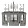 Корзина для столовых приборов с крышкой Д 22,8 X Ш 9 X В 11,7 см