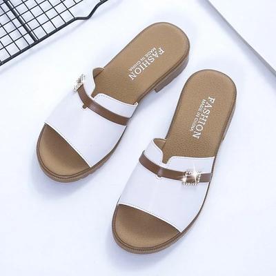 Модная женская летняя мода Открытый носок Узкий ремешок Дизайнерская женская обувь Повседневные кожаные Сандалии на танкетке с толстой подошвой Женские сандалии Большой размер