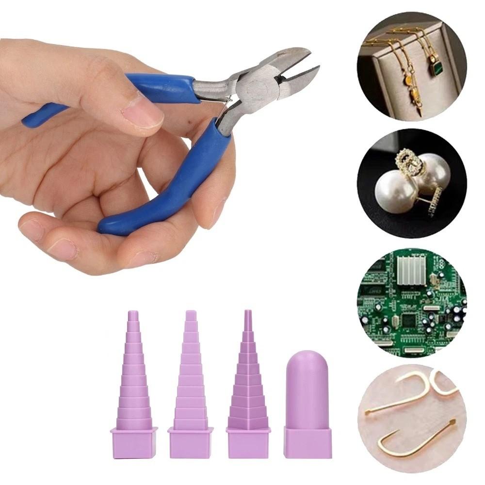 4 PCS 4 Styles / 4 Shapes Jewelry Shape Mandrel Kit Wire Shaping Mandrel For Jewelry Making