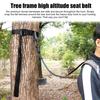 Tree Stand Hunting Harness with Carabiner Adjustable Heavy Duty Quick-Connect Treestand Belt Safety Strap Hunting