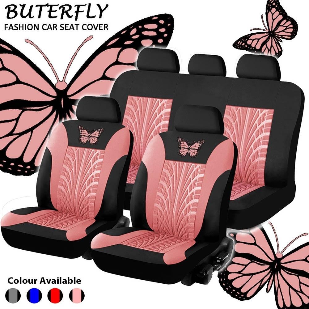 Сиденье автомобиля, чехол для автомобильного сиденья, протектор, мягкий универсальный 3D узор бабочки для автомобилей, внедорожников