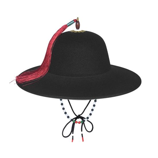 Черная шляпа от солнца Традиционная шляпа костюма летучей рыбы Широкие поля Защита от УФ-лучей Рыбалка Идол Косплей Кепка Головной убор