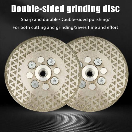 Алмазный шлифовальный диск M14 Диск для угловой шлифмашины Гальванический 40-зернистый Отрезной диск Быстрая резка Алмазный диск Высокоточный отрезной диск