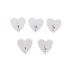 5Pcs Metal Heart Shaped Phone Charm Holder Love Heart Phone Finger Ring / Self Adhesive Mobile Phone Back Stand Hooks