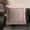 Арабская кеффия Традиционная наволочка Натуральный лен Органическая ткань Двусторонняя печать Диван Домашний декор Подарок Наволочка