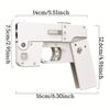 Foldable Toy Gun, Shaped Like a Mobile Phone Case for Shooting Toy Bullets, Rubber Bullet Pistol, Suitable for Halloween and Christmas Gifts.