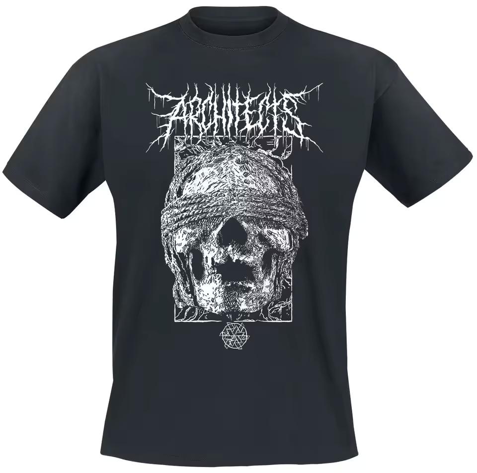 2026 All Our Gods Architects T-Shirt Men Women Vintage Metal Rock Band Graphic Tee 100% Cotton Summer Streetwear Top