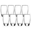 Эллендейл Набор питьевых стаканов из 8 штук Тяжелое основание Прозрачная посуда Дом Прочный Можно мыть в посудомоечной машине Отлично подходит для повседневного или торжественного использования