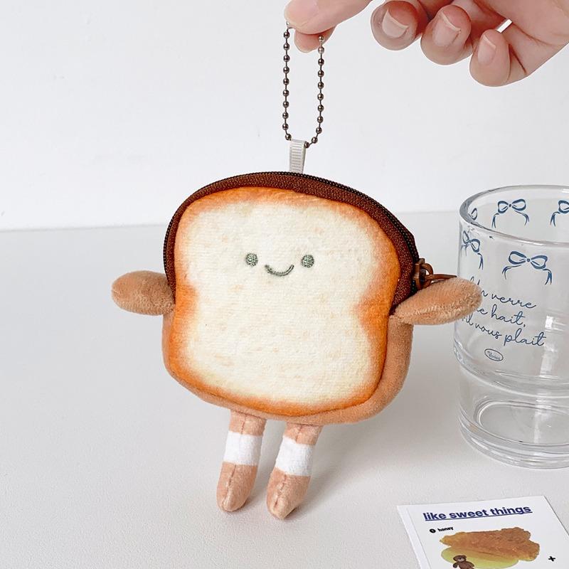 1 Piece Sweet Cartoon Bread Style Earphone Case for Xiaomi Huawei Airpods Creative Design Cute Wireless Earphone Storage Bag