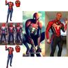 Костюм для косплея Человека-паука от Insomniac для PS4, 3D-принт, взрослый детский костюм Спайди зентай с изысканным исполнением и дышащим материалом лайкра