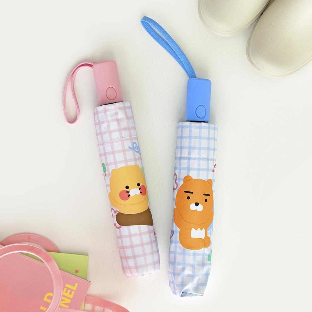Автоматический складной зонт Kakao Friends (Чунсик и Райан)