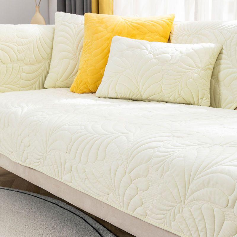 Кристальная плюшевая подушка для дивана, Простая и современная однотонная утолщенная подушка для сиденья, Теплый и нескользящий зимний чехол для дивана