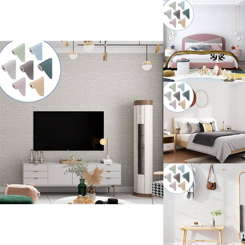 Премиальные 2,8-метровые самоклеящиеся обои для стен в элегантных однотонных цветах для современных домов