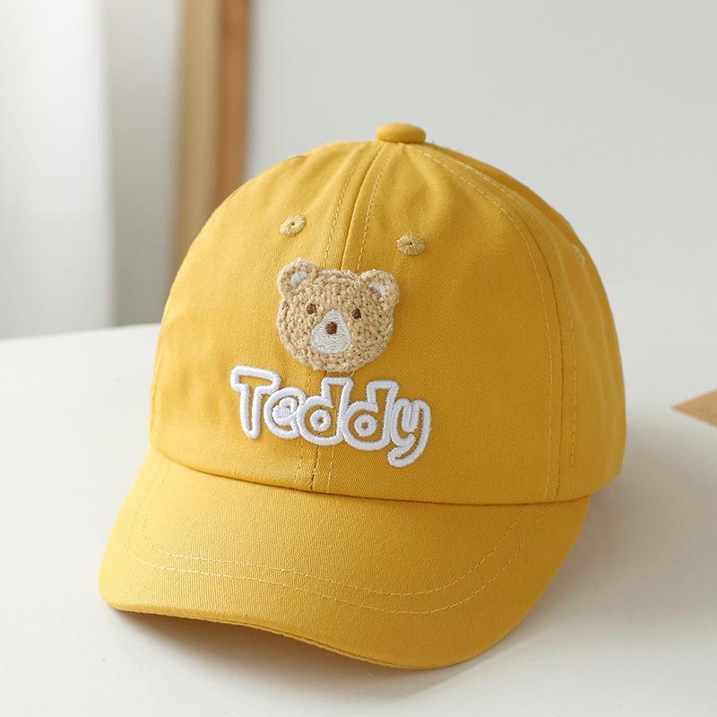 Cartoon Dinosaur Embroidery Baby Cap Summer Kids Baseball Cap Outdoor Adjustable Infant Boy Girls Sun Hats