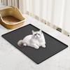 Cat Litter Box Mat with Raised Edges Non-slip Waterproof Urine Proof Easy Clean Scatter Control Kitten