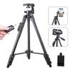 YUNTENG 5218 Portable Telescopic Tripod Photography Stand with Bluetooth-Compatible Remote Control F