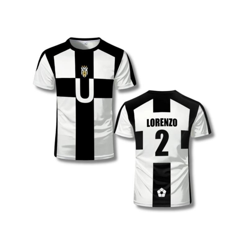 Ubers Kids Soccer Jersey Inspired by Blue Lock Featuring Barou & Don Lorenzo – Youth