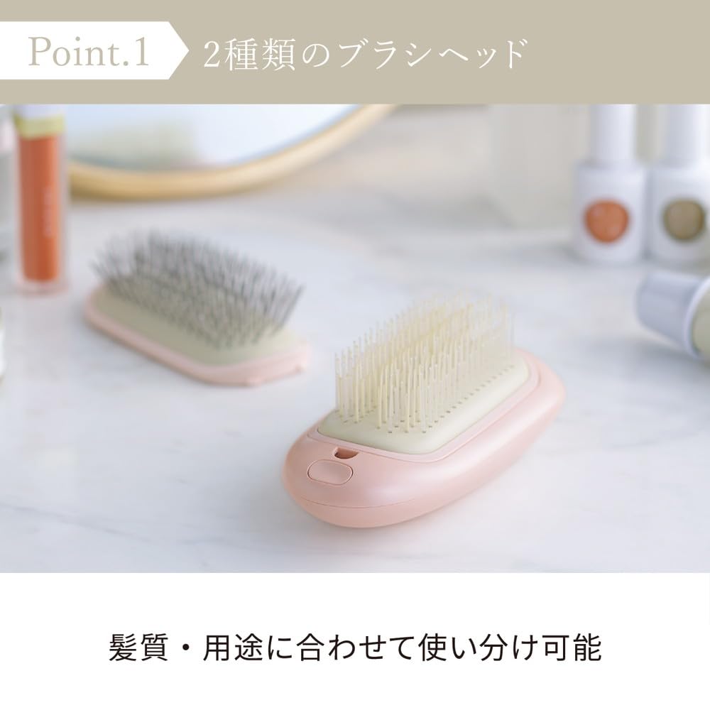 FESTINO Салонный уход Быстрая ионная щетка Уход за кожей головы Насадка-щетка с отрицательными ионами Моющаяся Компактный размер Подарок (СМХБ-028) [Волосы и уход] (белый)