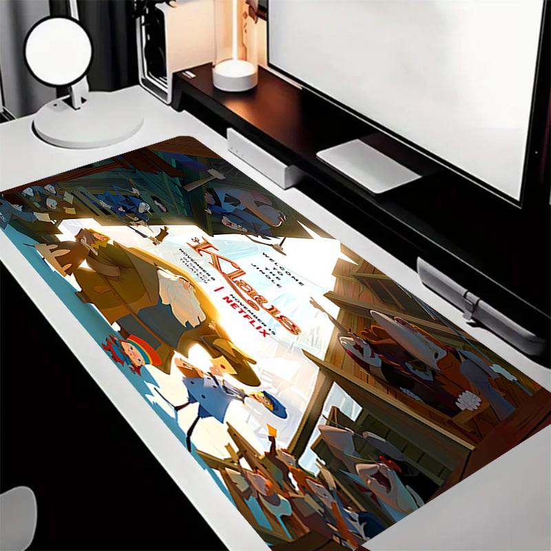 Klaus Theme Premium Non-slip Mouse Pad with Stitched Edges,Durable Rubber Material,for Desktop & Gaming Great Gifts