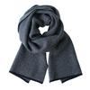 Prodigal Cashmere Herringbone One Size Fits Navy 100% Scarf, Men's, All,