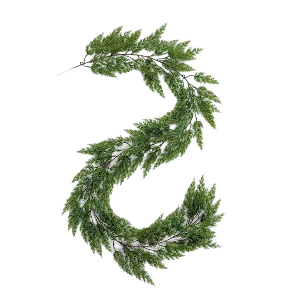 Christmas Garland Realistic Christmas Decoration for Holiday Fireplace Table