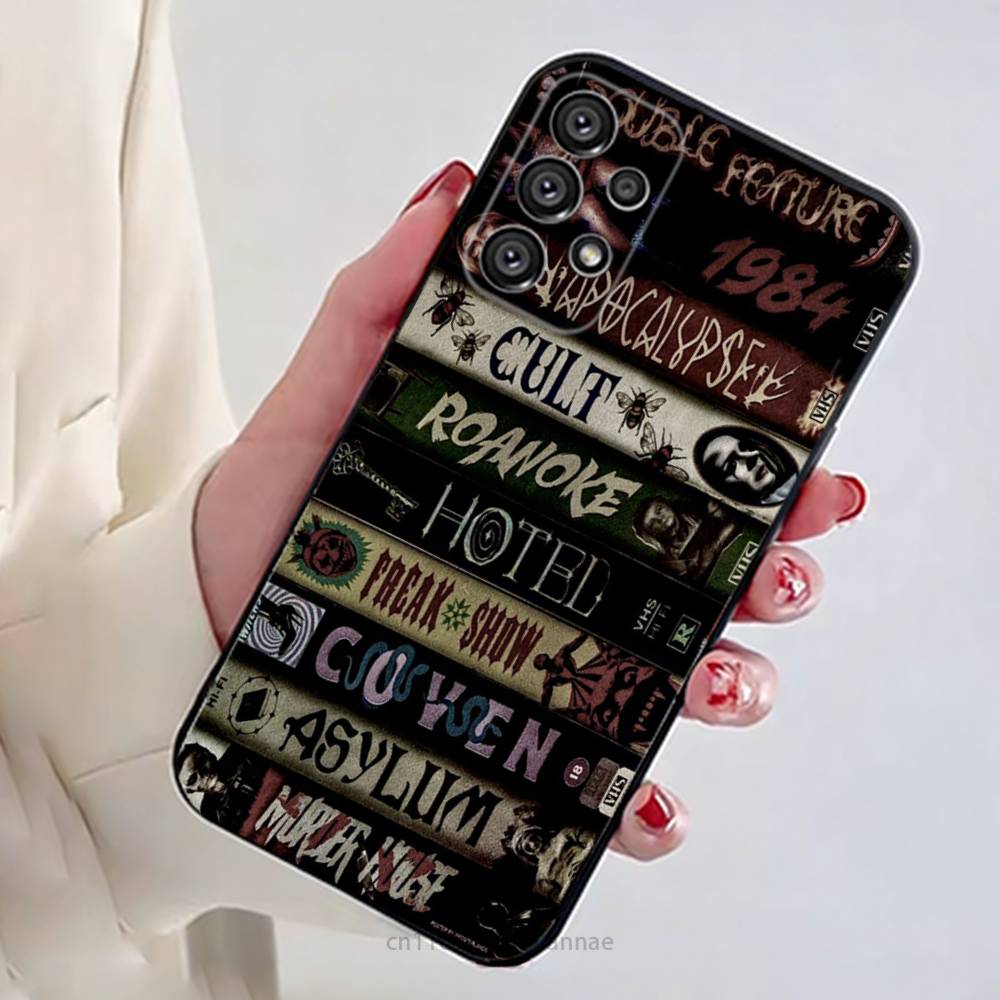 Чехол для телефона AHS American Horror Story для Samsung Galaxy A13,21s,22,31,32,52,53,71,80,A91 Мягкий черный корпус