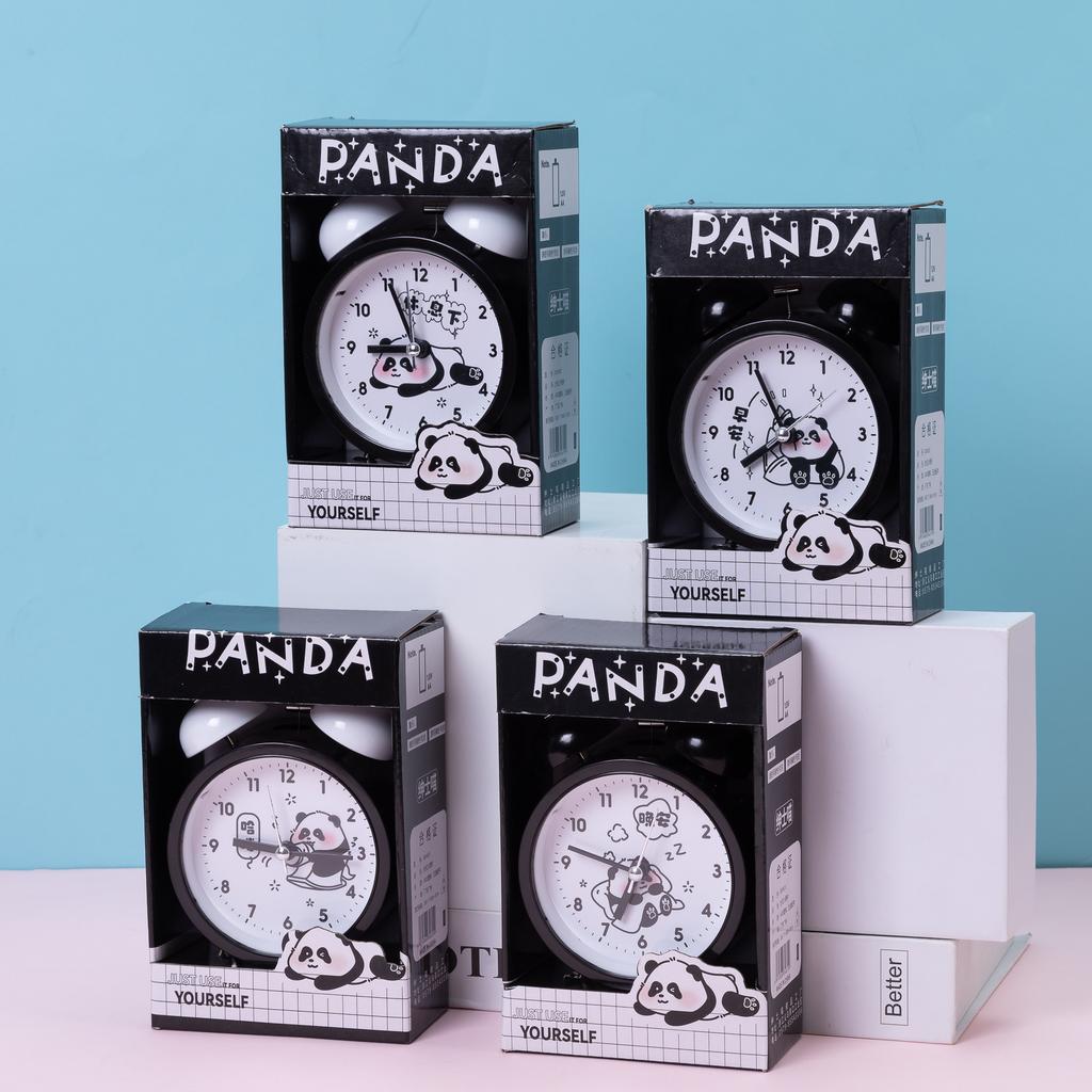 Супергромкий ретро-будильник Panda, ночник в спальню, бесшумный clock ornaments, креативные подарки, прикроватные часы для студентов.