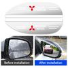 bljm6 2Pcs Car Transparent Side Rear View Mirror Rain Eyebrow Visor Covers For Mitsubishi 9 Ralliart X EX ASX L200 Colt  Pajero Cross