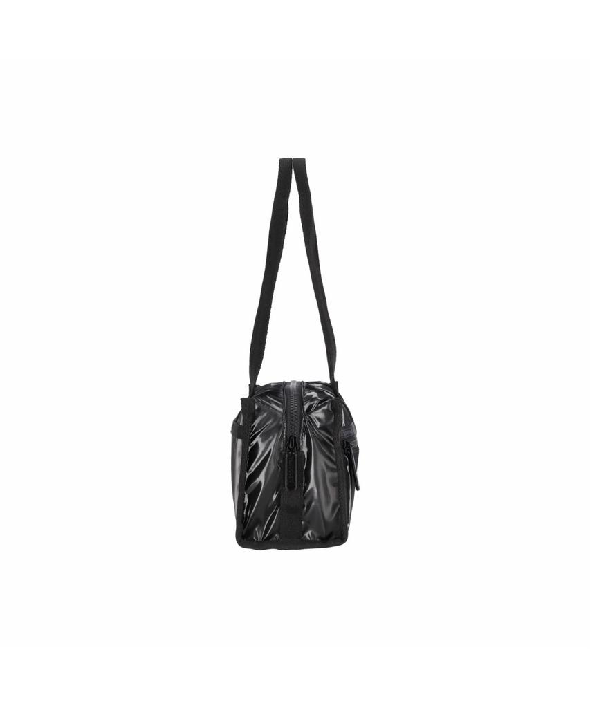 Lesportsac Черная блестящая квадратная сумка через плечо E/W [2049.M135]