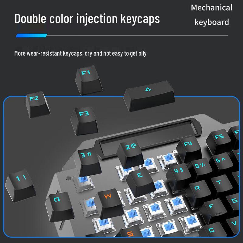 Проводная RGB механическая игровая и офисная клавиатура Forerunner TK900