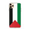 Coque iPhone - Palestine - Drapeau - Souple - Multicolore - TPU Transparent