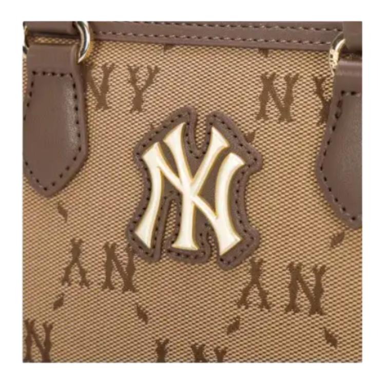 MLB Нью-Йорк Янкис Винтажная Классическая Сумка-тоут для Поездок Женская Сумка-тоут Коричневая 7ACRM036N-50BRS