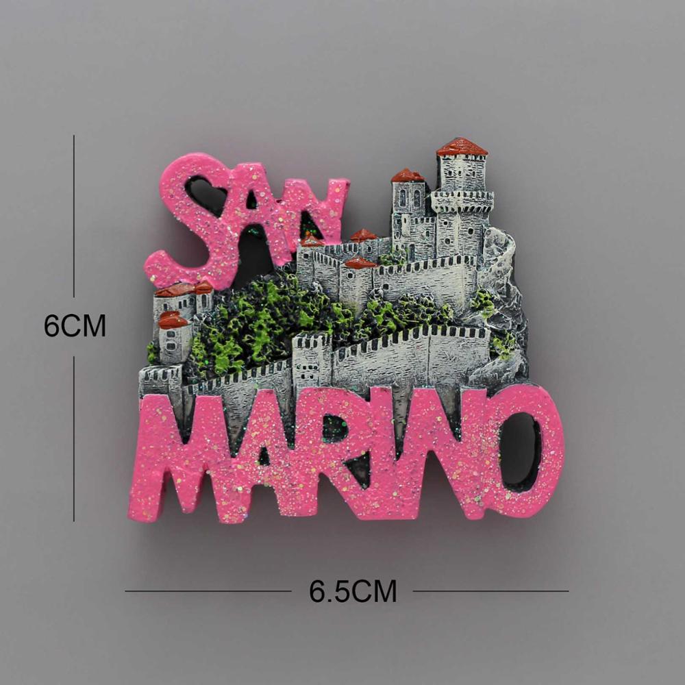 Fridge Magnets Barcelona Mosaic Burj Khalifa Dubai Golden Myanmar Prague San Diego San Marino Thai Mermaid Home Decoration Gifts