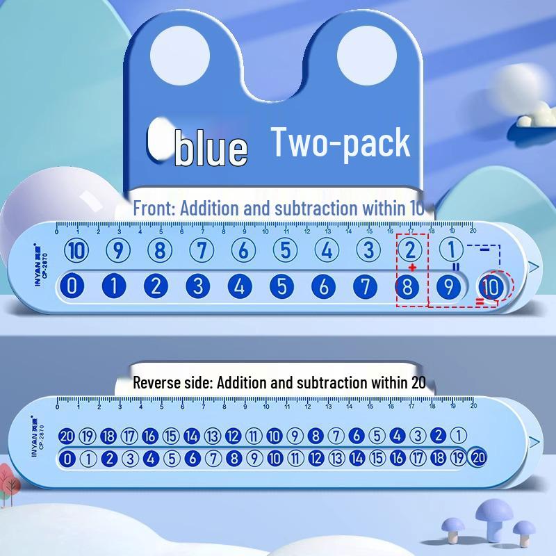 20cm Math Ruler for Elementary Students: Addition & Subtraction Up To 20, Preschool & Kindergarten Use
